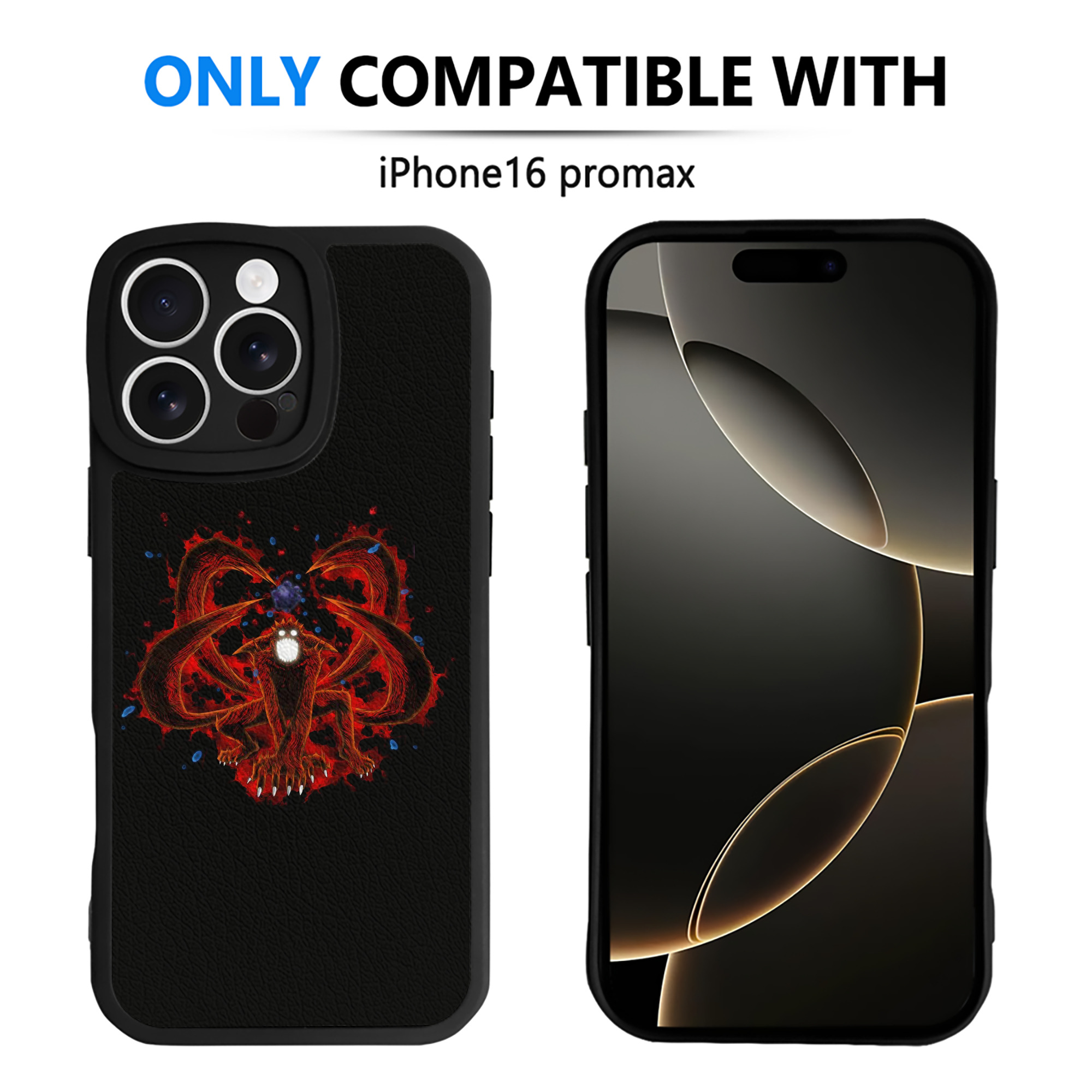 （画像用） NARUTO -ナルト- うずまき ナルト Uzumaki Naruto 【iPhone 16シリーズ対応】シリコンスマホケース（レザー調） 材質：シリコン